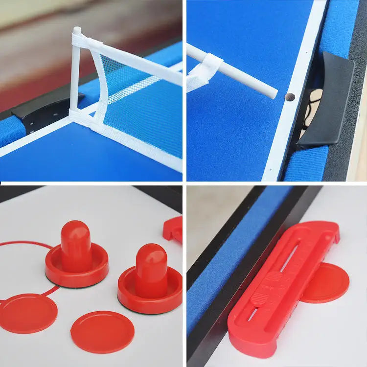 Air Hockey/Tennis/Dinning Table 4 in 1 Pool Table / clasytrendzz